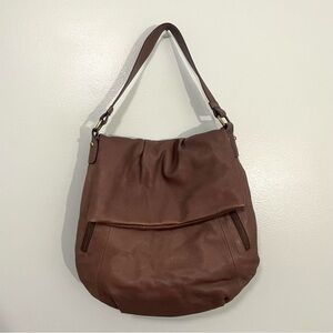 Christopher Kon Muave Leather Slouch Shoulder Bag